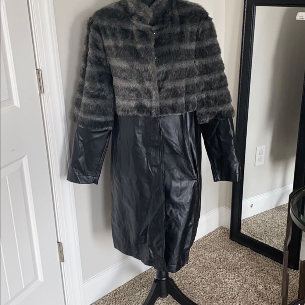 Nene Leakes faux fur coat